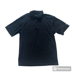 Nike Golf FitDry Polo Black Size Medium